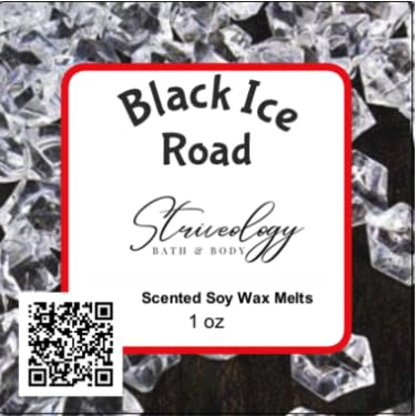 Premium Black Ice Road Wax Melts - 1 oz Fragrance Melts for Wax Warmers - Perfect for Home, Office & Relaxation Aromatherapy