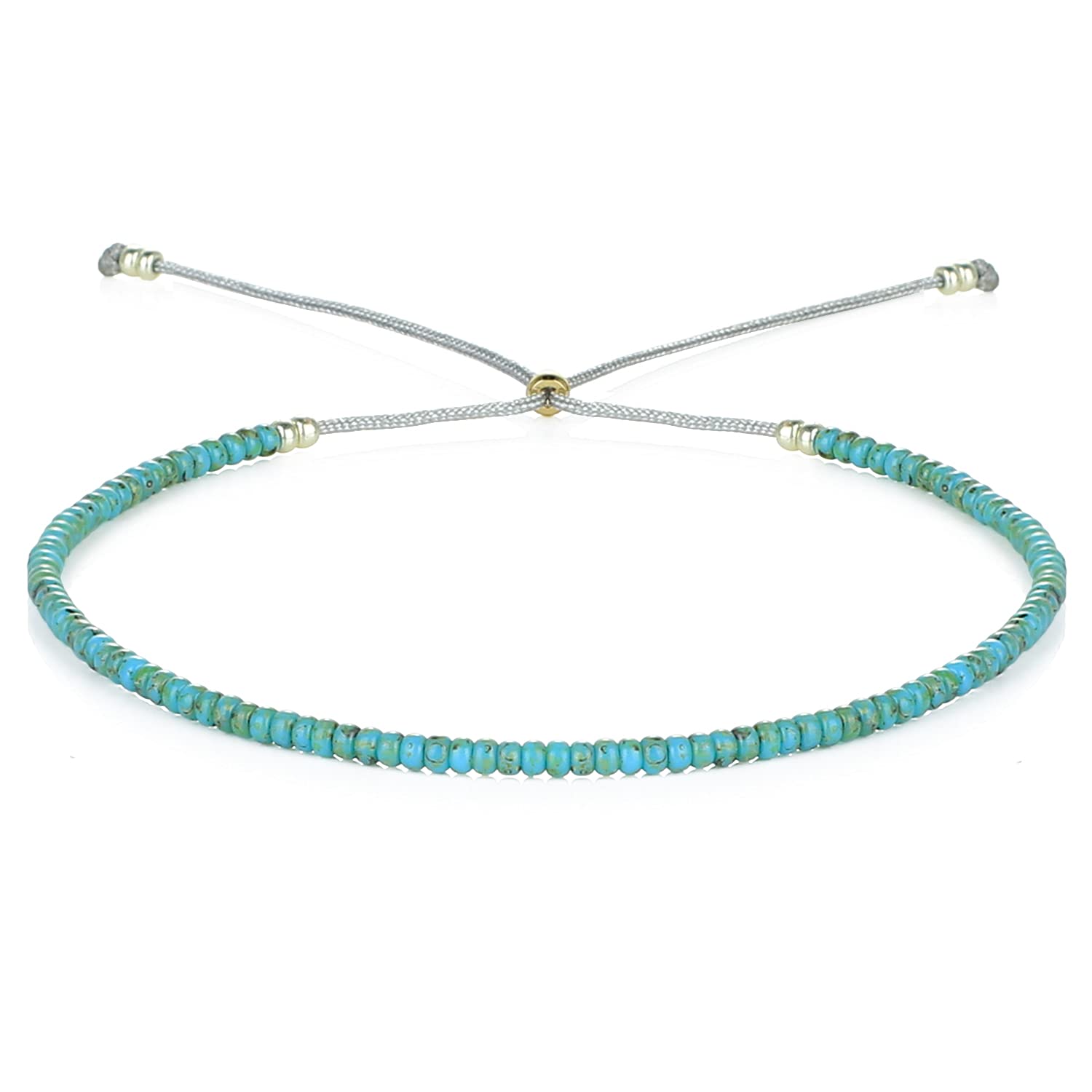 KELITCH Colorful Beaded Friendship Bracelets for Women - Trendy Thin Strand Fashion Jewelry for Everyday Wear, Gifts & Boho Style Accessories