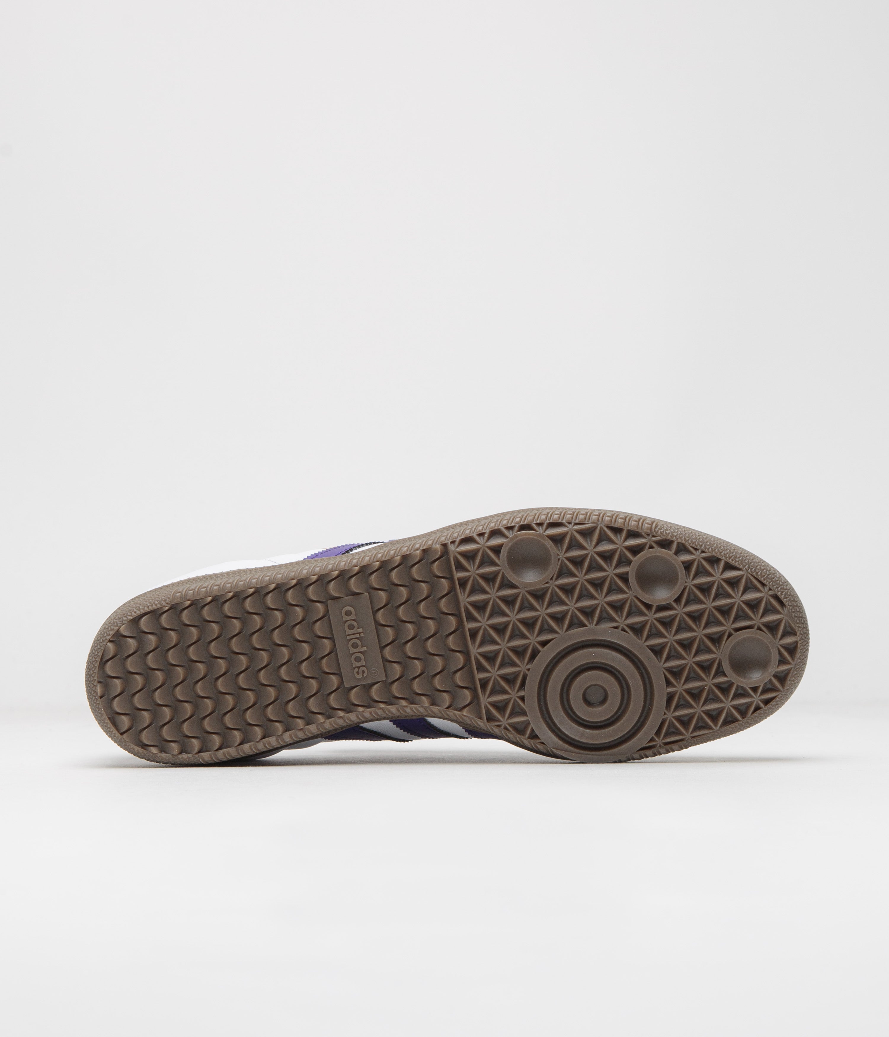 Adidas Samba ADV Sneakers - Cloud White/Collegiate Purple/Gold Metallic - Men's & Women's Casual Shoes for Streetwear & Everyday Wear