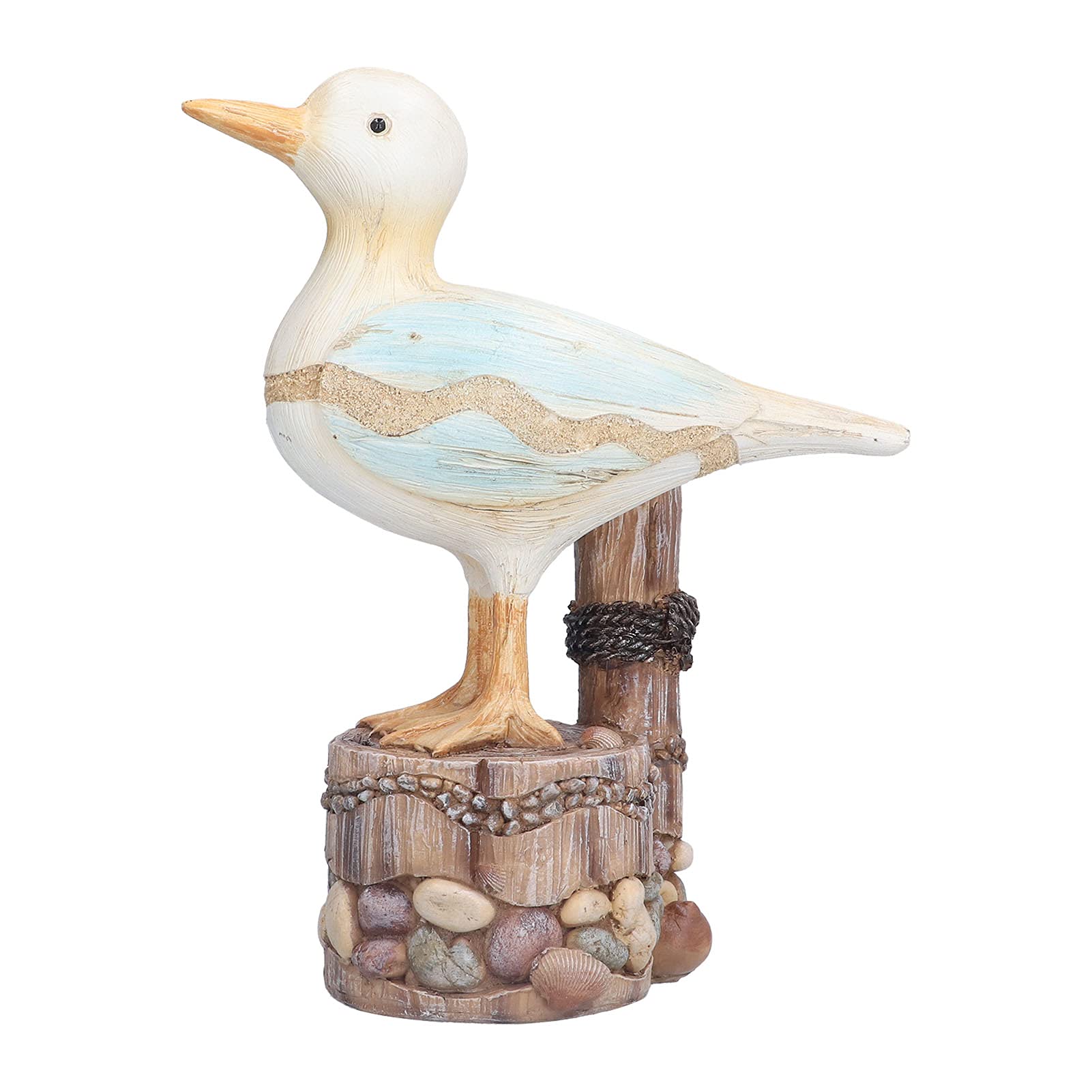 Durable Seagull Statue Decor - Realistic Seagull Sculpture for Home, Office, Garden & Kids Room | Perfect for Coastal Theme, Outdoor Patio & Nursery Decor