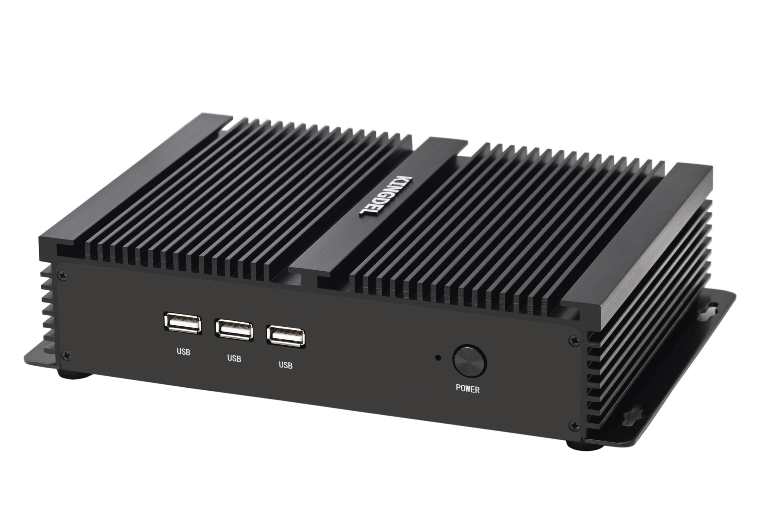 KINGDEL Mini Desktop Computer with Intel i7 12th Gen Processor, 16GB RAM, 1TB NVMe SSD - Fanless Mini PC for Home & Office, Supports 4K 4096x2304 Resolution, HDMI & VGA Ports, Full Metal Case - Perfect for Business, Gaming, and Media Streaming