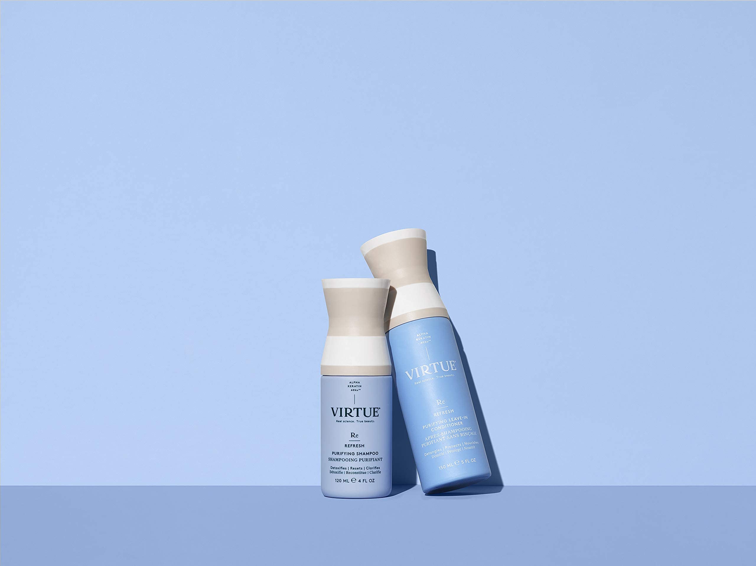 VIRTUE Air Dry Essentials Hair Care Kit - Repair, Hydrate & Add Shine for Easy Air Dried Hair | Perfect for Natural Wavy & Curly Hair at Home or On-The-Go