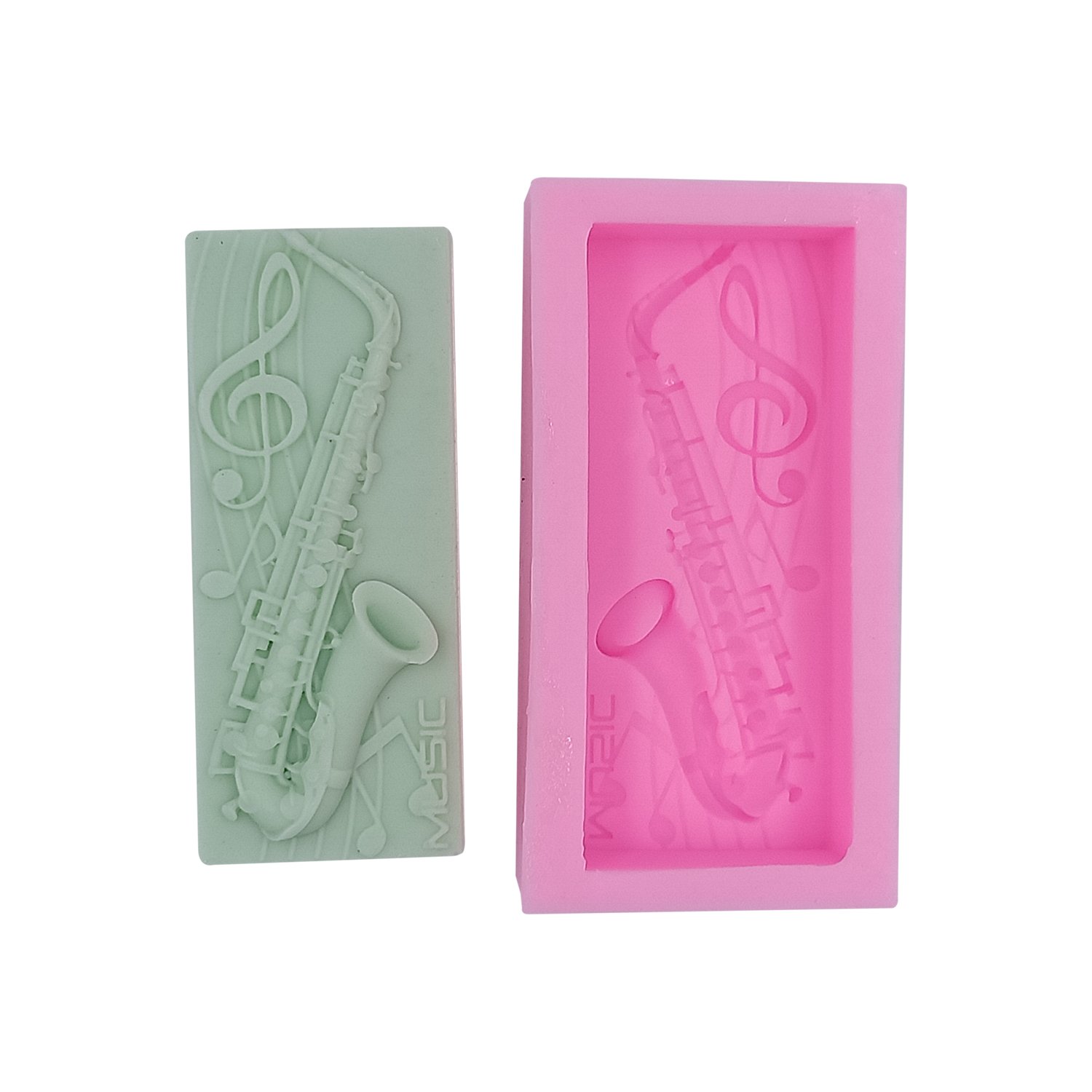 Premium Saxophone Silicone Molds for Soap, Candles, Resin & DIY Crafts - Perfect for Handmade Gifts, Home Decor & Art Projects