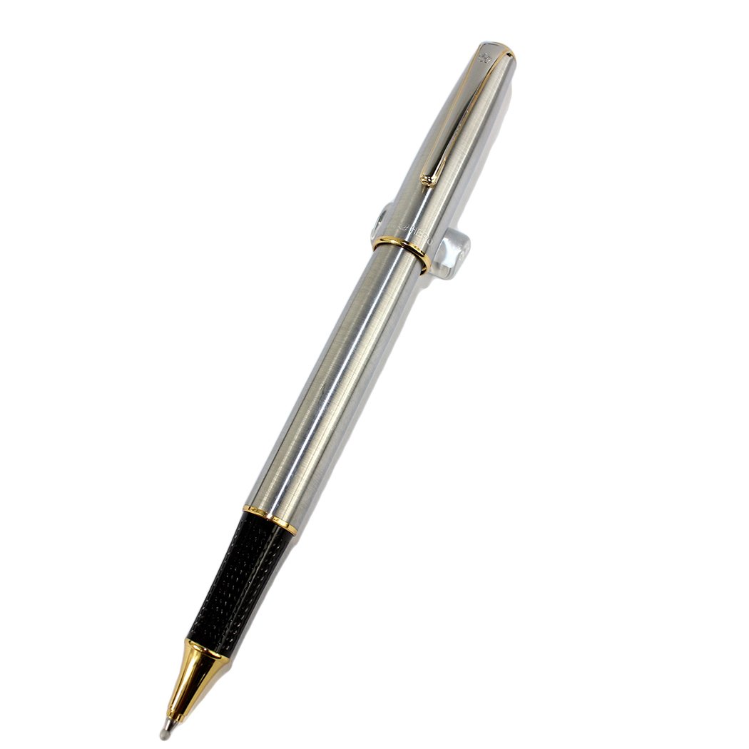Premium Gullor 704 Rollerball Pen - Matte Stainless Steel Body for Smooth Writing - Ideal for Office, School & Gift Giving