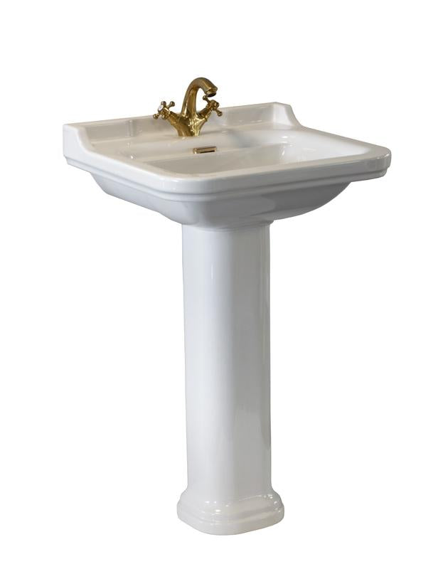 Art Deco Handmade Ceramic Vase - 60cm Tall with Pedestal Stand - Perfect for Living Room, Dining Table & Home Decor