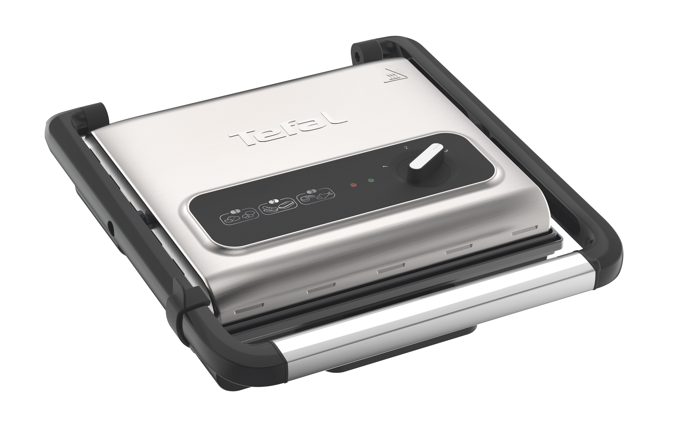 Tefal Inicio GC242D Adjustable Panini Press Grill - Perfect for Sandwiches, Paninis & Indoor Grilling at Home