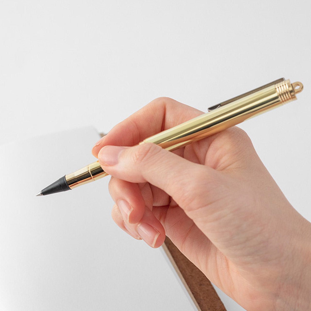 Premium Brass Rollerball Pen - Smooth Writing Luxury Pen for Professionals & Gifts - Perfect for Office, Journaling & Signature Signing