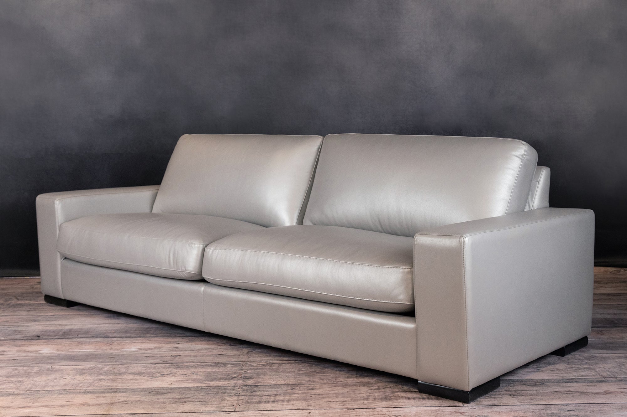 Premium STOCKHOLM Genuine Leather Sofa - Modern Luxury Living Room Furniture for Home & Office - Perfect for Relaxing, Entertaining & Stylish Decor