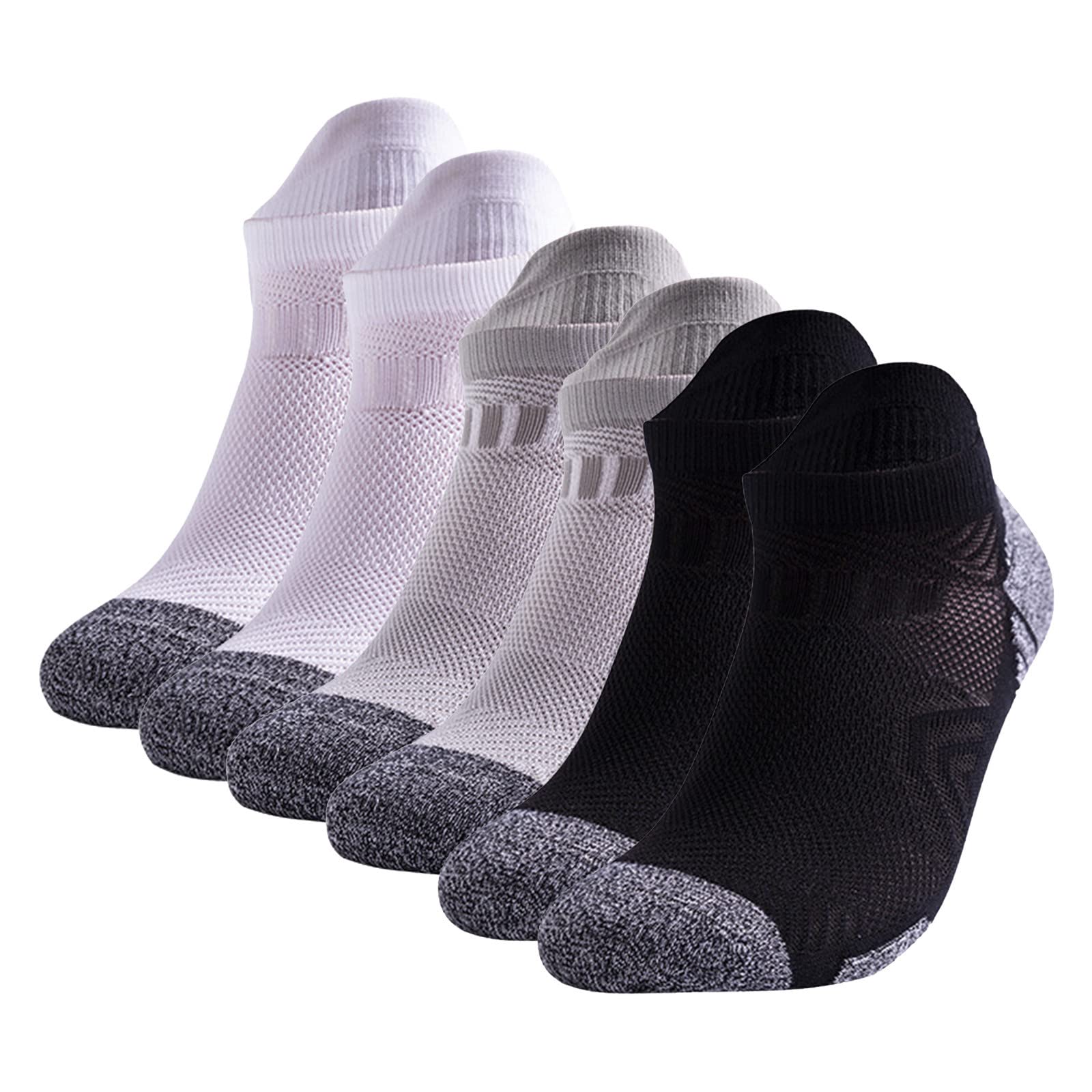 Men's Breathable Casual Sport Socks - 3 Pairs Pack for Running, Gym & Daily Wear - Moisture Wicking & Comfortable Short Socks
