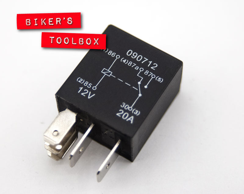 5 Pin 20 Amp Micro Relay - High Performance Automotive Relay for Cars, Trucks & Motorcycles - Perfect for Headlights, Fog Lights & Electrical Systems