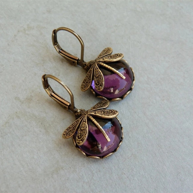 Dragon Flay Earrings for Women - Handmade Boho Dangle Earrings for Party, Wedding & Everyday Wear | Lightweight & Stylish Jewelry Gift
