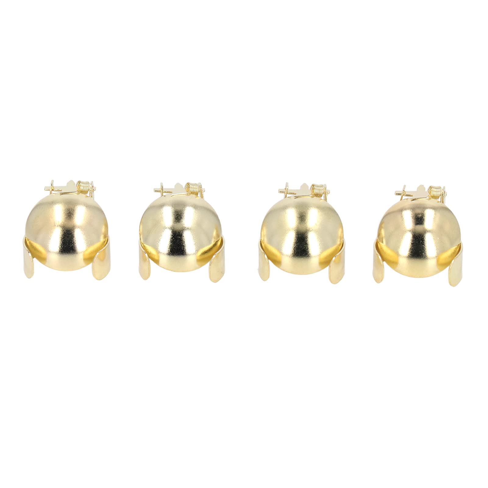 4-Pack Automatic Candle Snuffer - Gold Metal Candle Extinguisher Tool for Safely Putting Out Candle Flames | Perfect for Home Decor, Dinner Parties, Spa Nights & Romantic Ambience