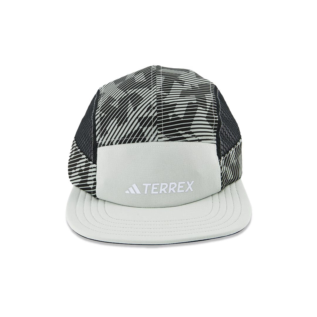 adidas Terrex HEAT.RDY Five Panel Graphic Cap - HY4321 A - Lightweight Sun Hat for Hiking, Running & Outdoor Adventures