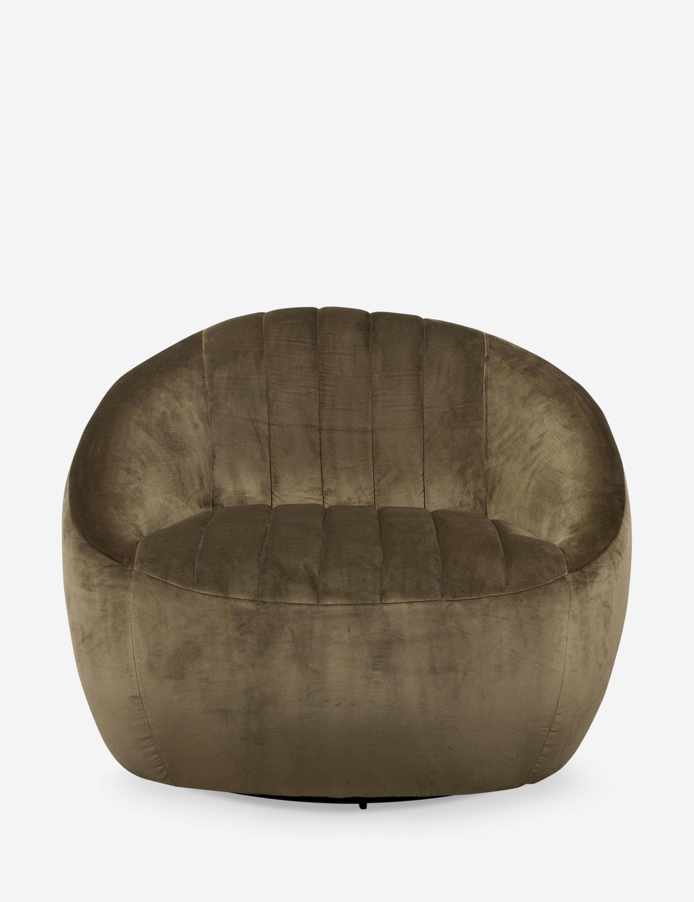 Beatrice Swivel Chair - 360° Rotating Modern Accent Chair with Padded Seat & Sturdy Metal Base for Living Room, Office, or Bedroom - Comfortable & Stylish Home Decor Furniture