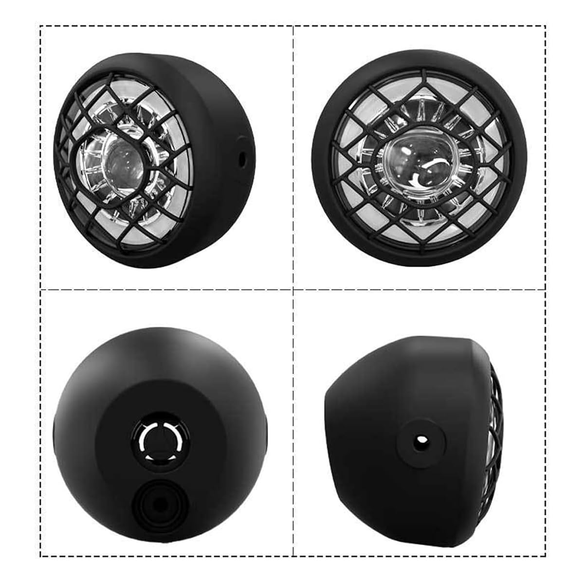 Bright LED Bike Headlight - 24V-52V Waterproof for Night Riding