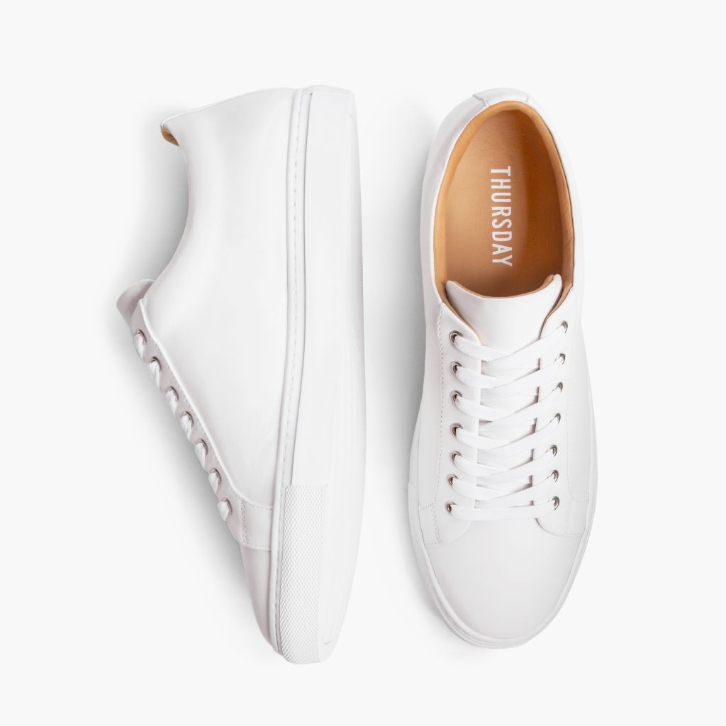 Women's Premier Low Top Sneakers - White | Comfortable Casual Shoes for Walking, Running & Everyday Wear