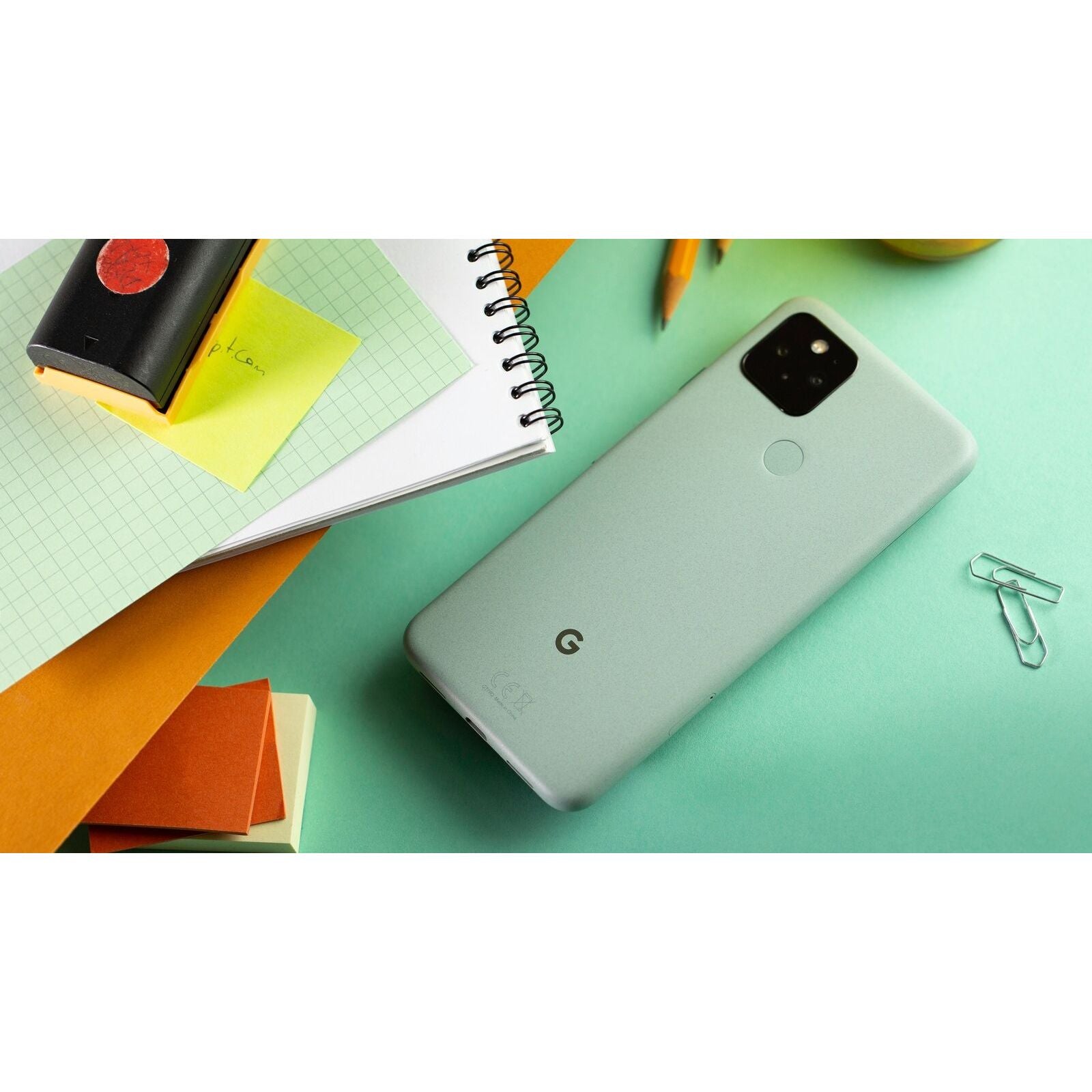 Google Pixel 5 5G Unlocked Smartphone - 128GB Storage - Sorta Sage Green | Fast 5G Connectivity, Great Camera for Photography & Social Media