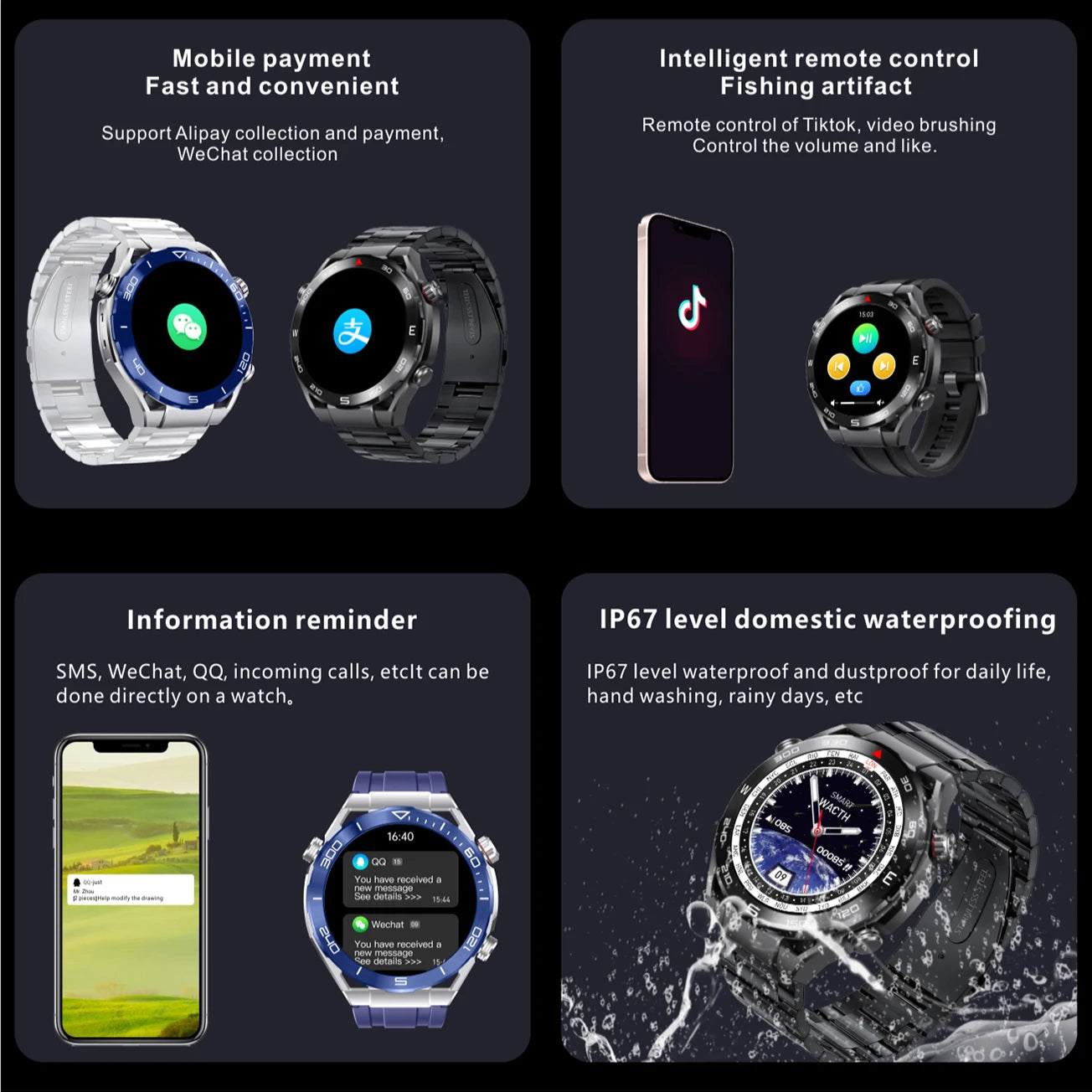 VALDUS HD Fit Pro Smartwatch - Fitness Tracker with Heart Rate Monitor, Sleep Tracking & Waterproof Design for Men & Women - Perfect for Running, Swimming & Daily Activity Tracking