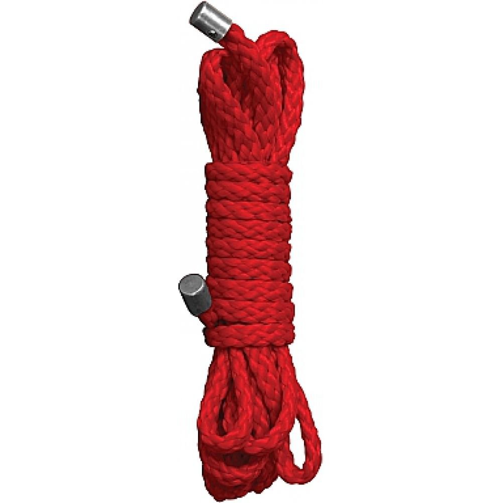 Kinbaku Mini Bondage Rope - Soft & Durable Red Bondage Rope for BDSM, Shibari & Sensual Play - Perfect for Couples & Beginners