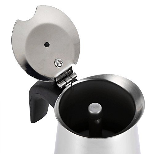 Stainless Steel Stovetop Coffee Maker - 2 Cup Percolator for Home & Office