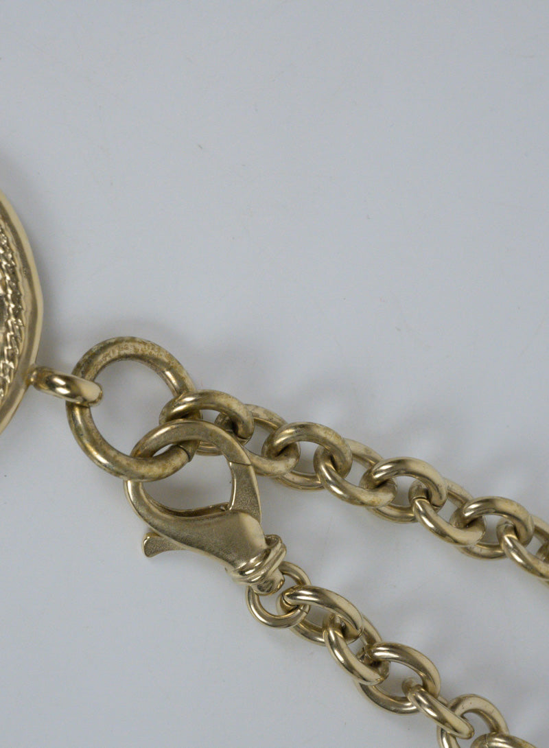 Chanel Gold Plate Necklace for Women - Elegant Fashion Jewelry Gift for Birthday, Anniversary & Special Occasions