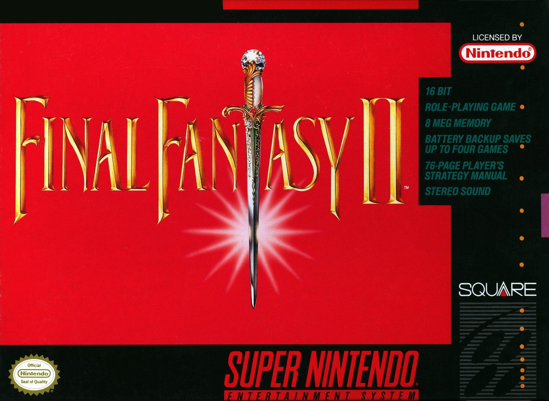Final Fantasy II - Classic JRPG Game for Nintendo, PlayStation & Mobile | Adventure, Fantasy & Strategy Gaming for Fans