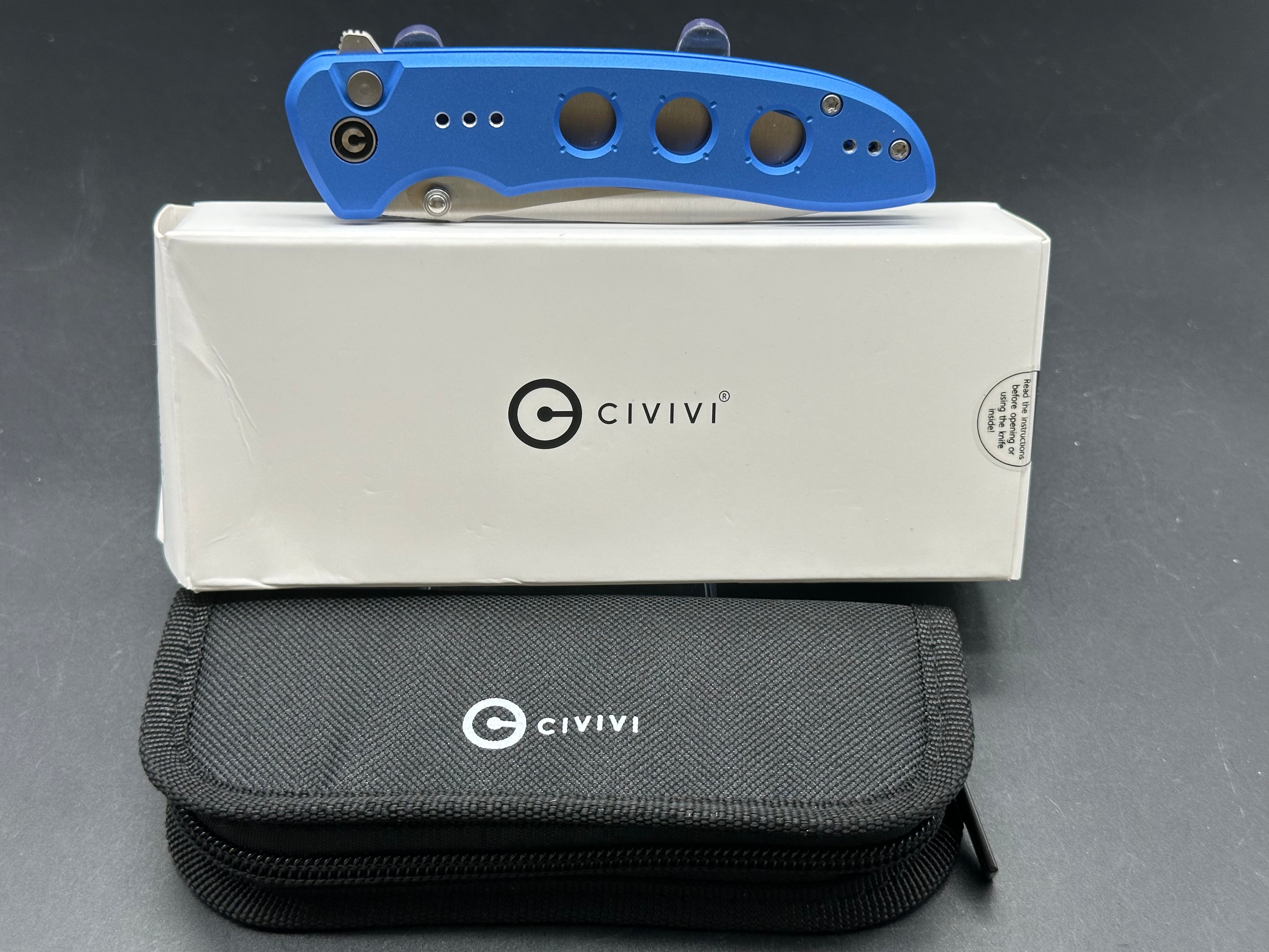 CIVIVI Hyperpulse Button Lock Folding Knife - 3.5