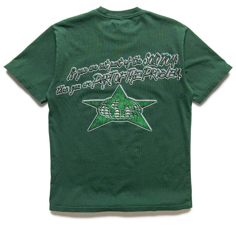 Barriers Worldwide X Essential Tee - Soft Cotton Men's T-Shirt in Green | Casual Wear, Street Style & Everyday Comfort