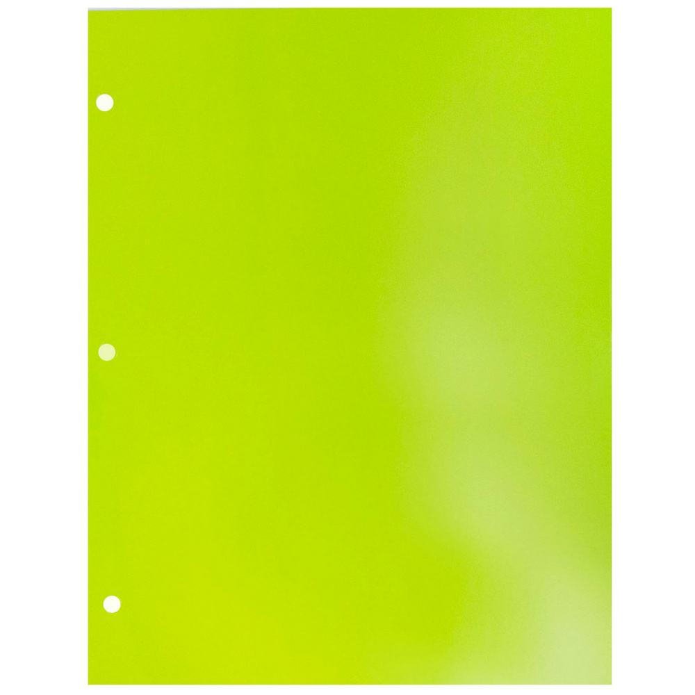 Laminated 3 Hole Punch School Folders - Letter Size - Bulk 100/Box for Classroom & Office