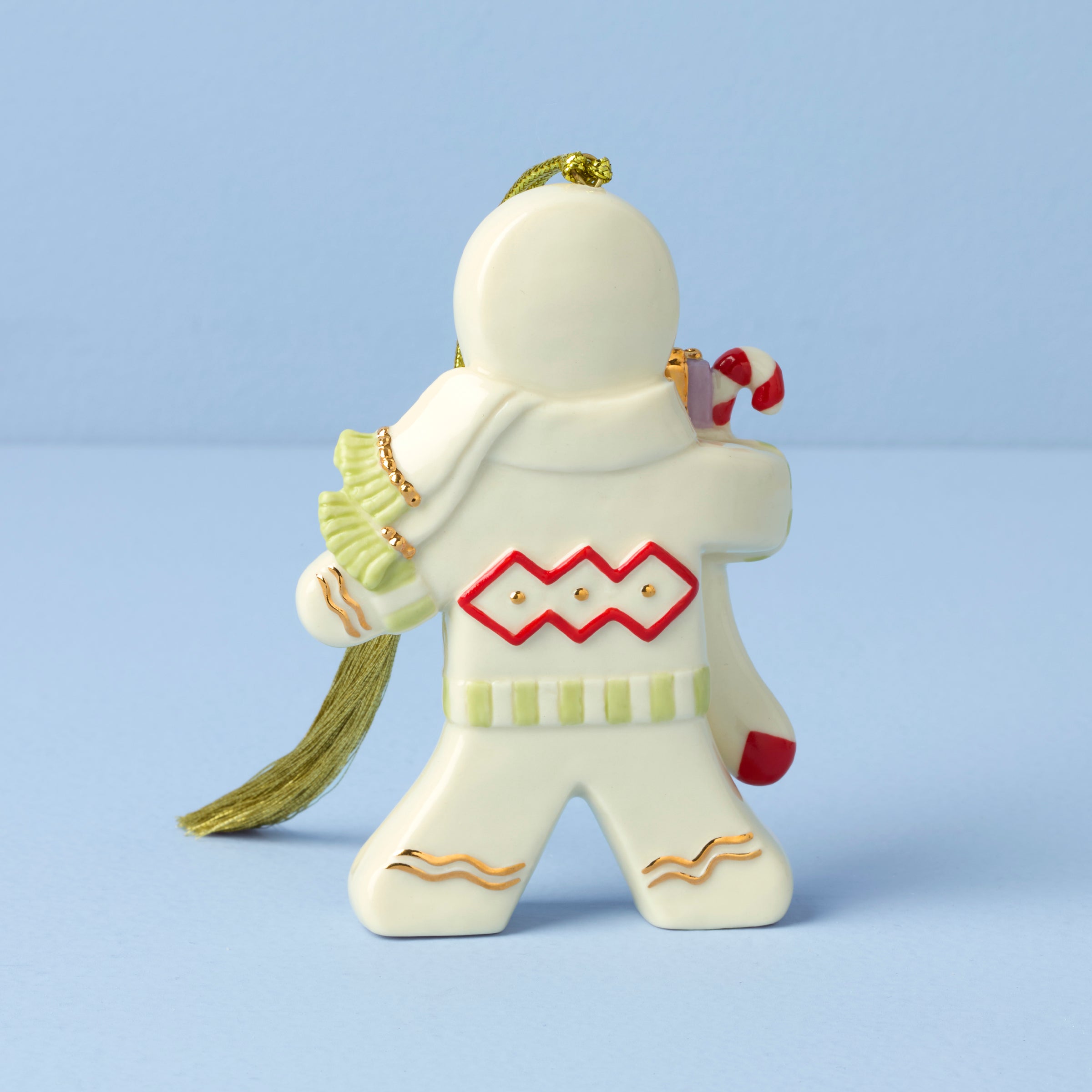 2025 Gingerbread Christmas Ornament with Stocking - Festive Holiday Decor for Tree, Gift, and Home Decoration