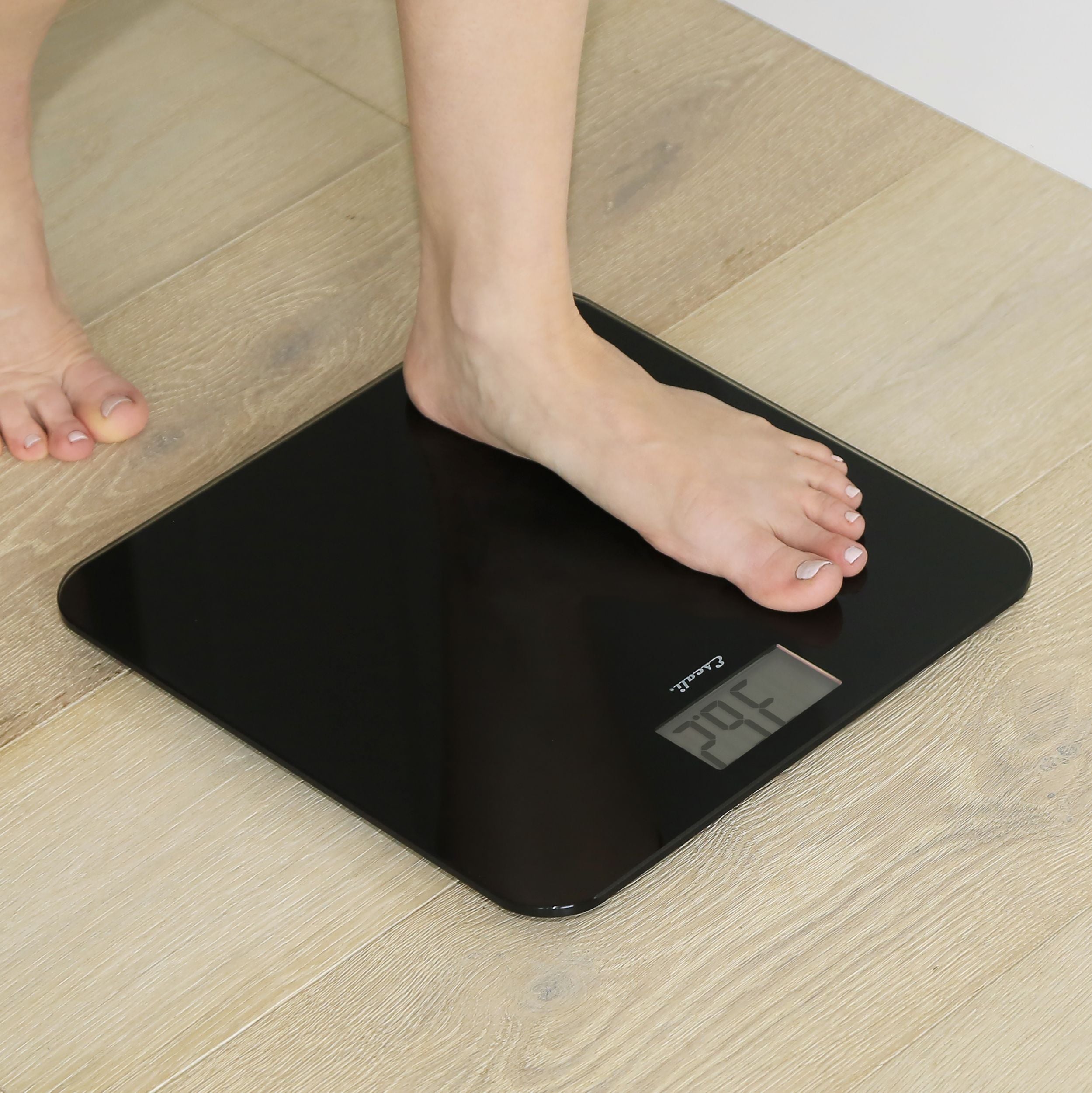 Premium Slim Glass Digital Body Weight Scale - Accurate Bathroom Scale for Home Use, Fitness Tracking, and Health Monitoring