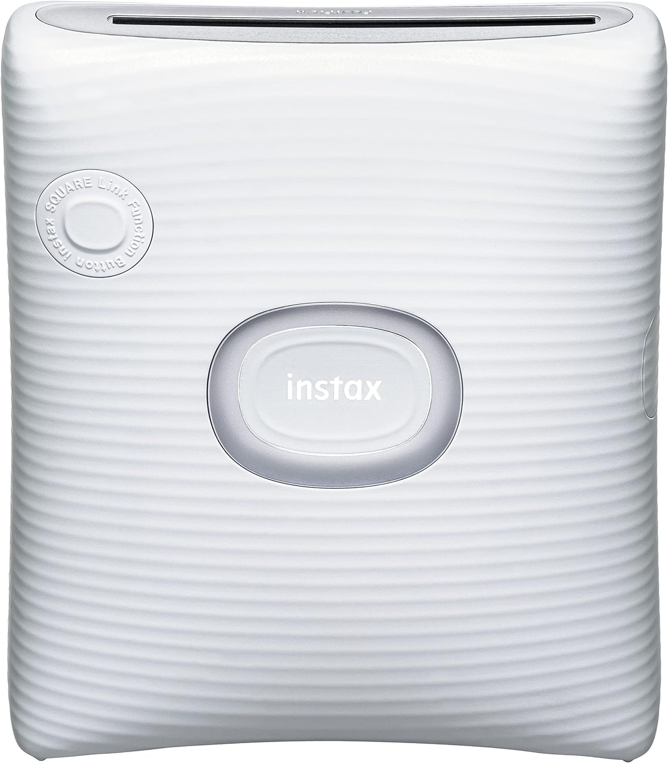 Instax Square Link Smartphone Photo Printer - Wireless Bluetooth Instant Printer for iPhone & Android (Ash White) | Print Memories from Phone for Scrapbooking, Travel & Gifts