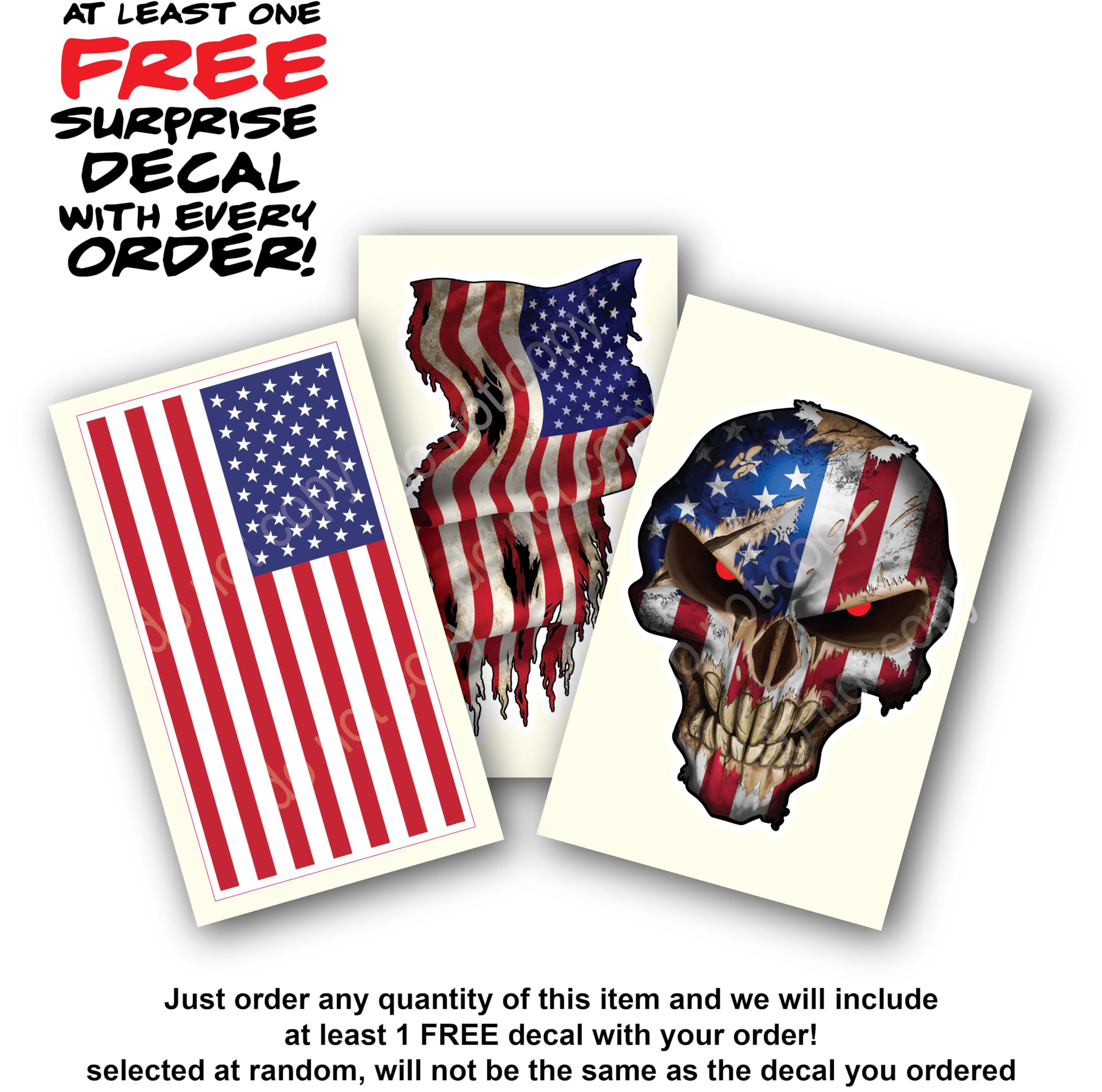 Thin Blue Line Skull Police Officer Decals - 10 Pack Patriotic Blue Lives Matter Vinyl Stickers for Cars, Trucks & Laptops - American Flag Themed Car Accessories for Police Supporters & First Responders