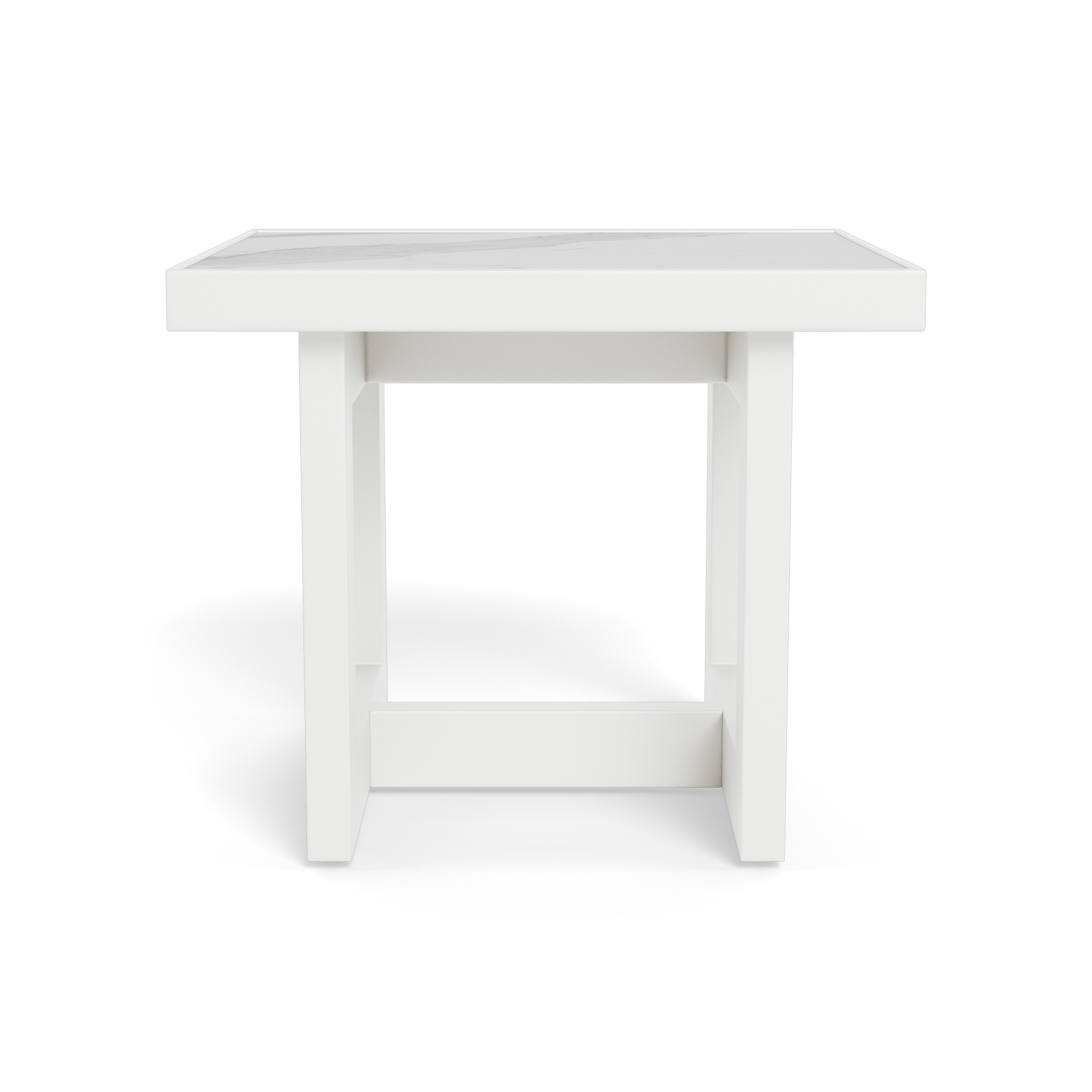 Hampton Side Table - Modern Nightstand with Storage Shelf for Bedroom, Living Room & Office | Small End Table with Sturdy Metal Frame & Wooden Top | Perfect for Home Decor, Reading Lamp & Alarm Clock