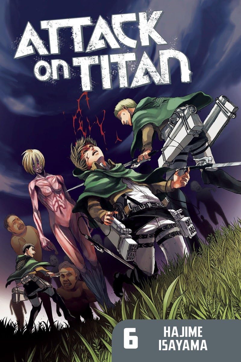 Attack on Titan Vol. 6 Manga by Hajime Isayama - Epic Fantasy Adventure for Anime Fans & Collectors | Perfect for Reading, Gifting & Display