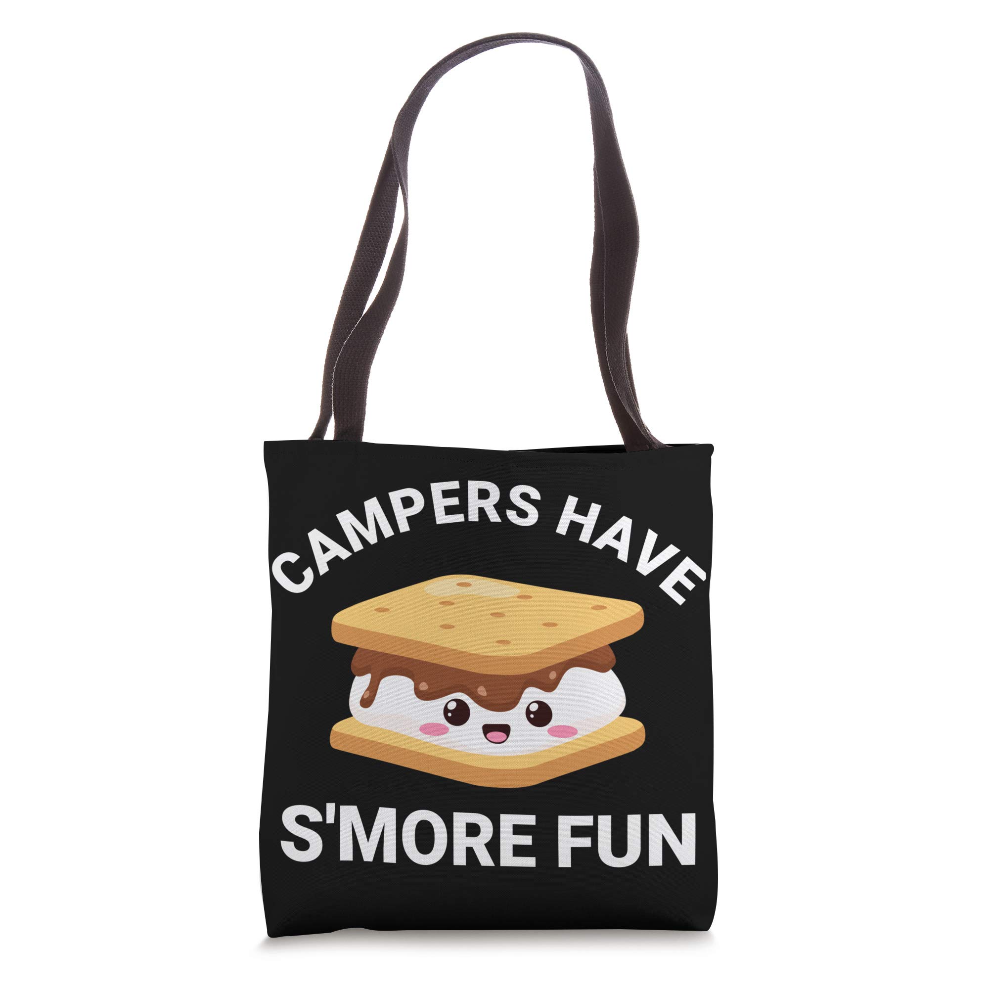 **Premium S'mores Marshmallows & Fun Camping Tote Bag - Perfect for Outdoor Adventures, Bonfires & Family Gatherings**