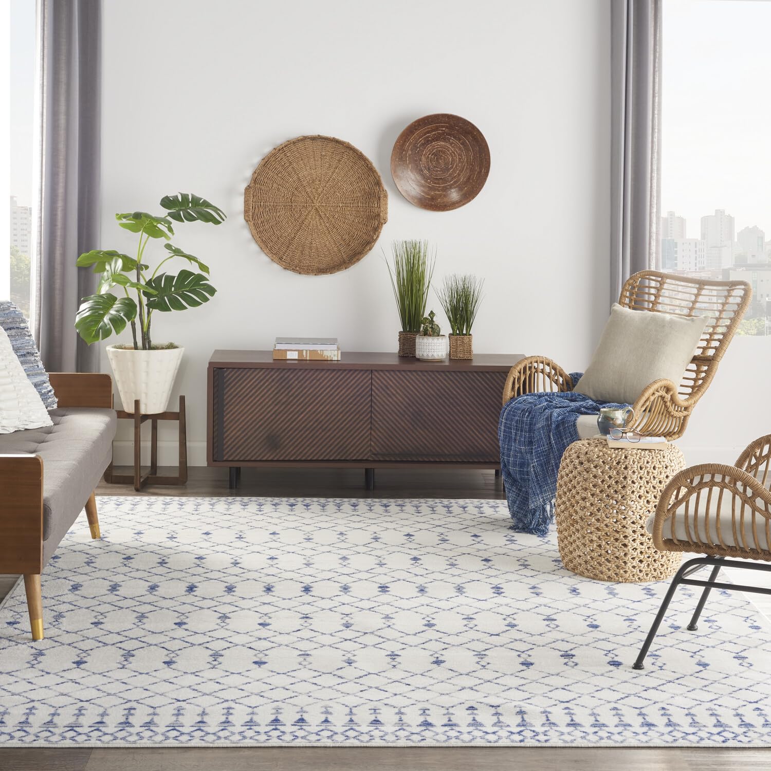 Nourison Whimsicle Moroccan Ivory 8'4