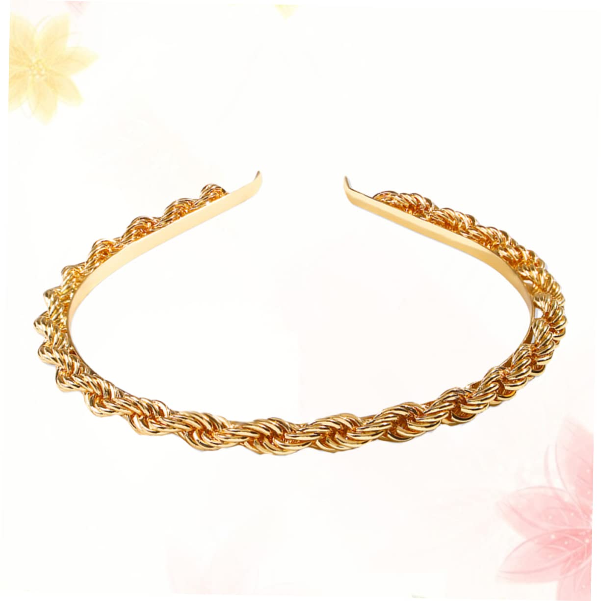 Minkissy Metal Hair Headband for Women - Elegant Chain Bridal Accessory for Daily Wear