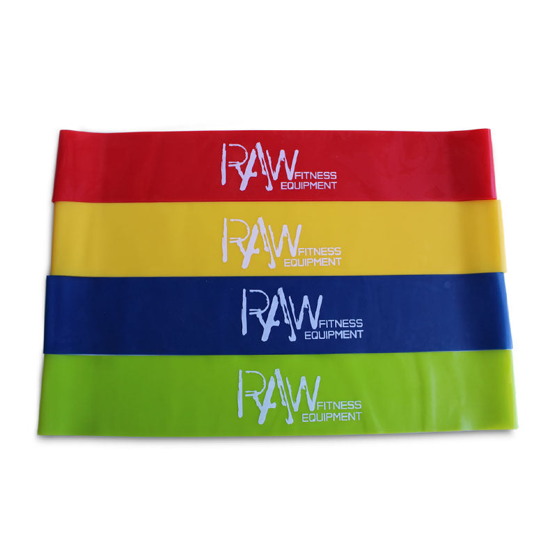 Resistance Bands for Glutes & Legs Workout - 4 Pack Set of Micro Booty Bands - Perfect for Home Gym, Yoga, Pilates & Physical Therapy