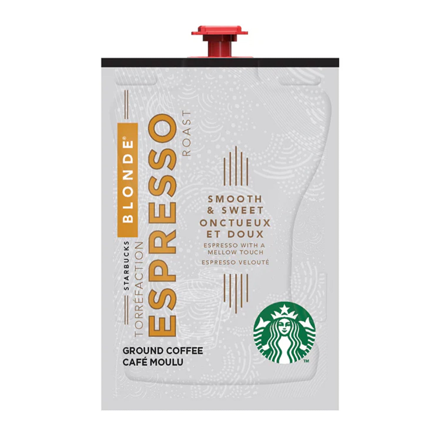 Starbucks Blonde Espresso Roast Professional Freshpacks - 19 Count or 76 Case - Premium Coffee Pods for Keurig Machines - Perfect for Home & Office Brewing