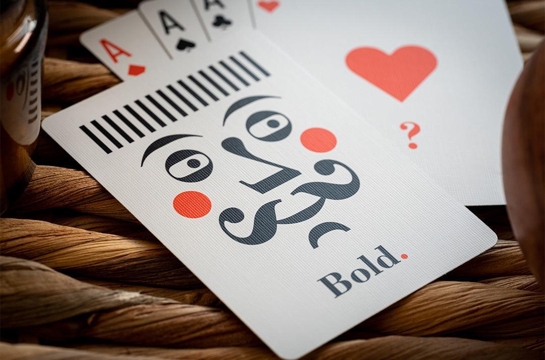 Bold Playing Cards Standard Edition - Premium Poker Cards for Casino, Magic Tricks & Family Game Nights