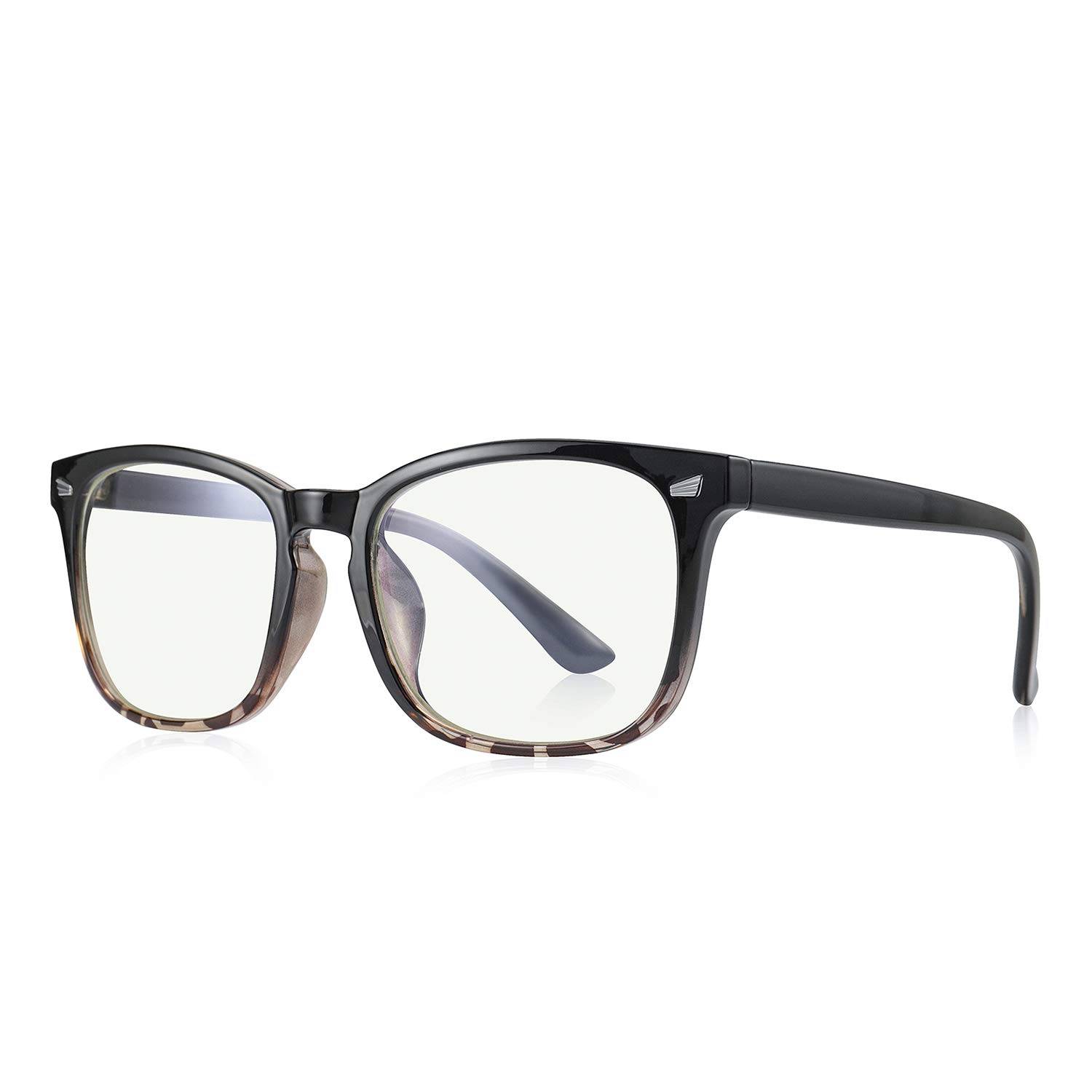 Blue Light Blocking Glasses for Computer & Gaming - Anti Eye Strain (Black)