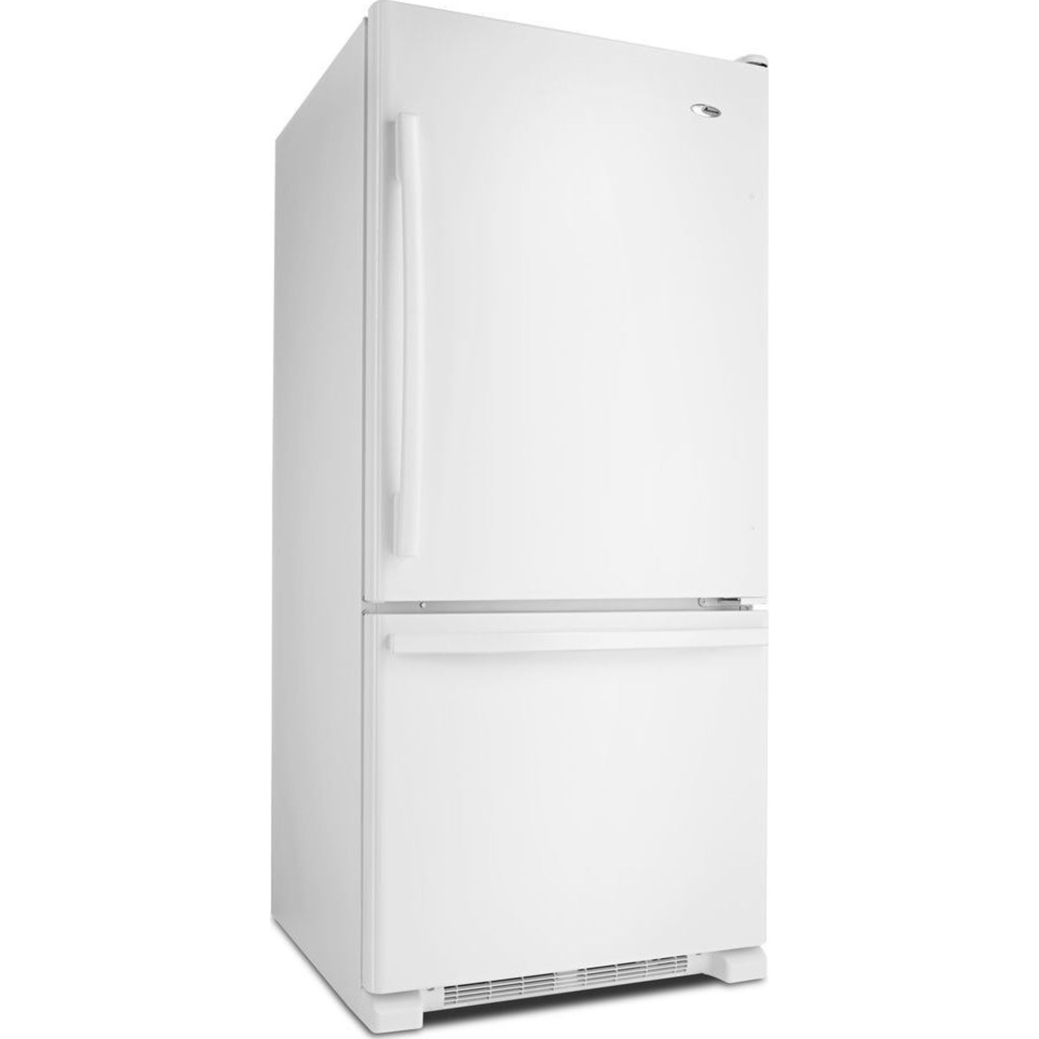 Amana ABB1924BRW Bottom Mount Refrigerator - 18.2 Cu. Ft. White Energy Star Rated for Kitchen & Home Use