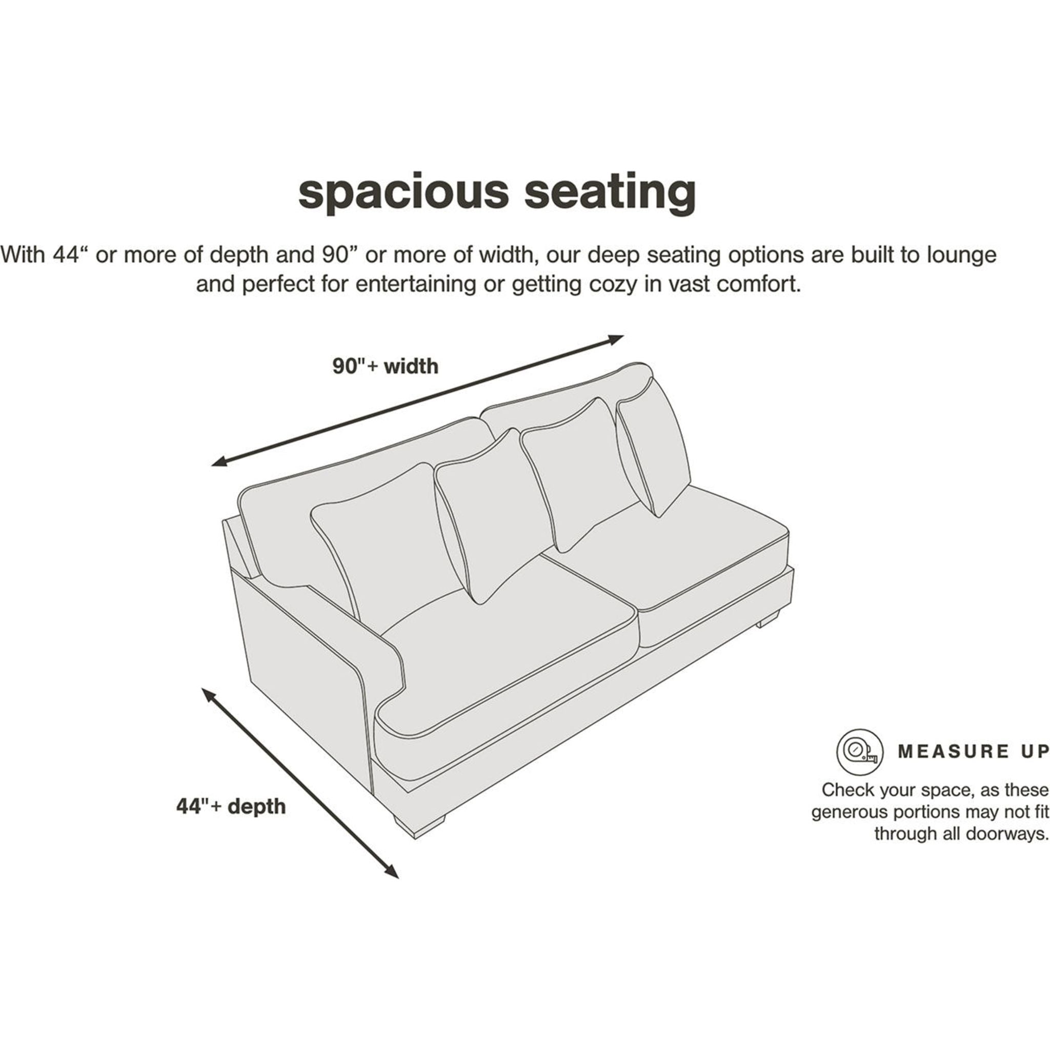 Luxury Alesandra Exclusive Sofa - Modern Living Room Furniture for Home & Office Comfort | Perfect for Relaxing, Entertaining & Stylish Decor