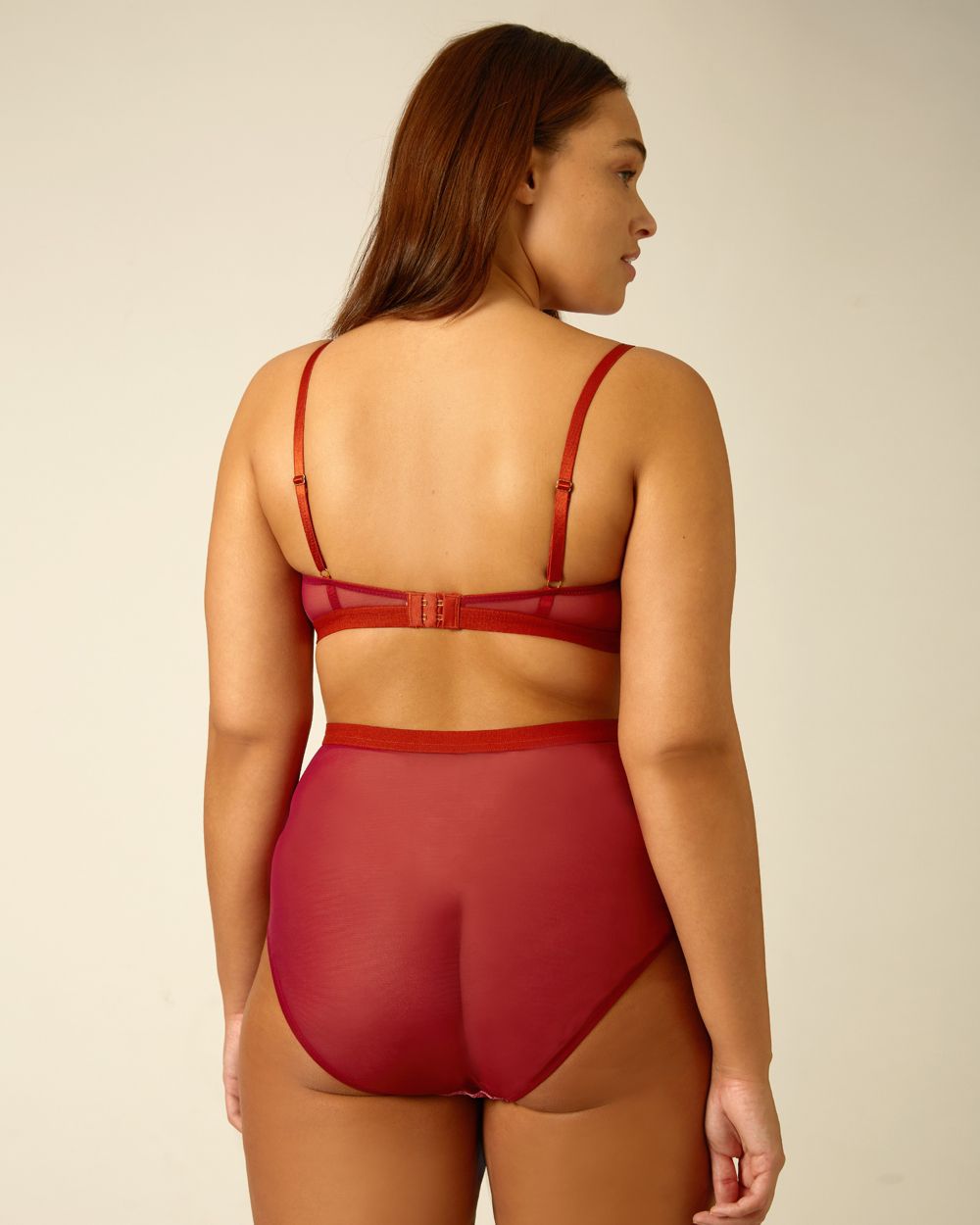 Ana High Waist Underwear for Women - Comfortable Cotton Panties with Lace Trim - Perfect for Everyday Wear, Yoga & Lounge