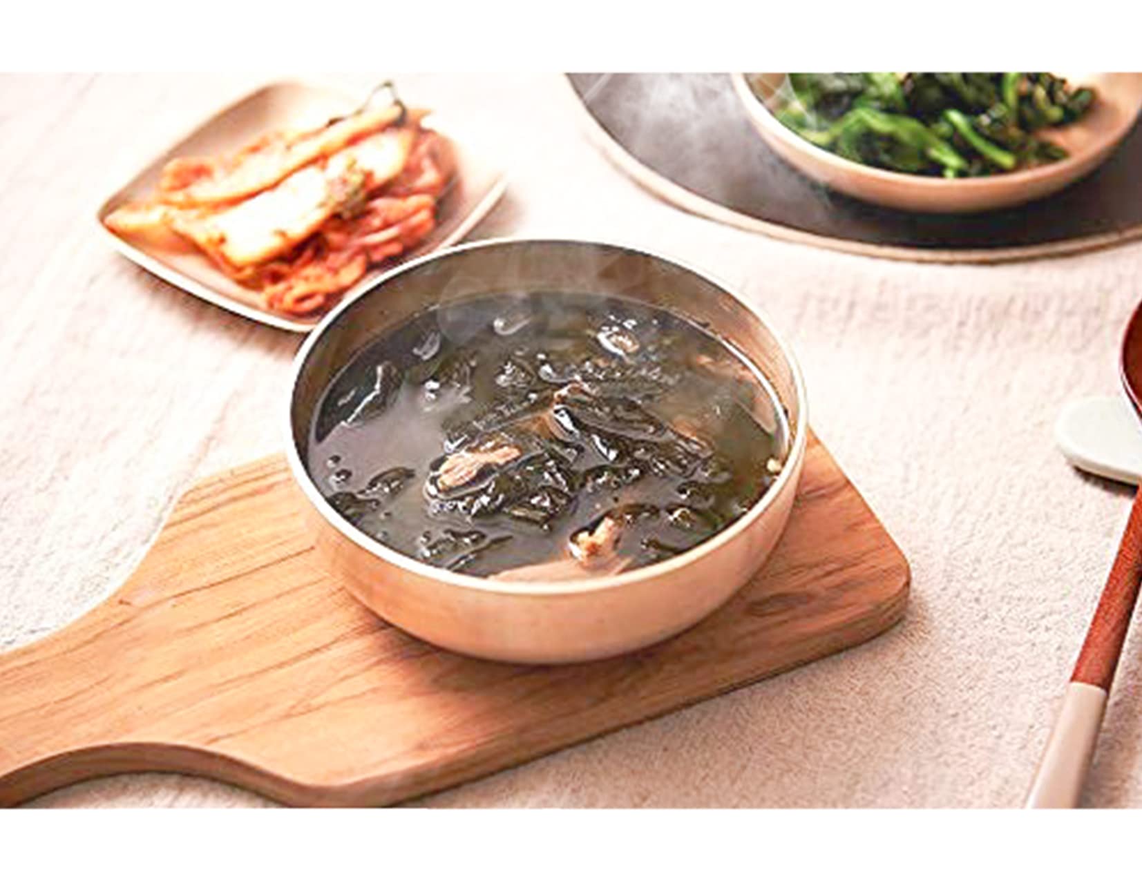 Premium Dried Seaweed Sliced - Japanese Wakame Korean Miyeok for Miso Soup & Salad - 3.5oz