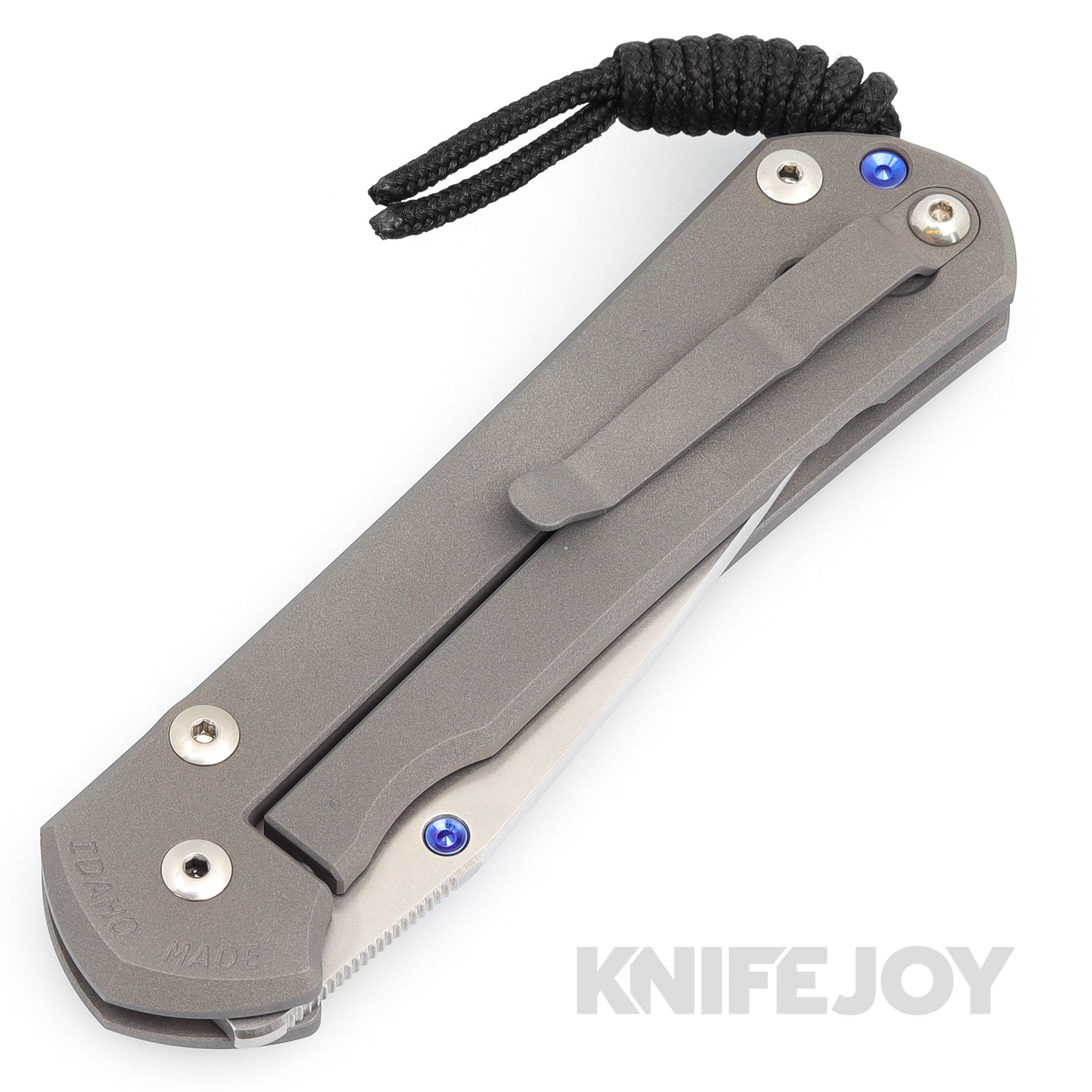 Chris Reeve Knives Large Sebenza 31 Drop Point Magnacut Plain Blade with Titanium Handles - Left Handed EDC Folding Knife for Outdoor, Camping & Everyday Carry