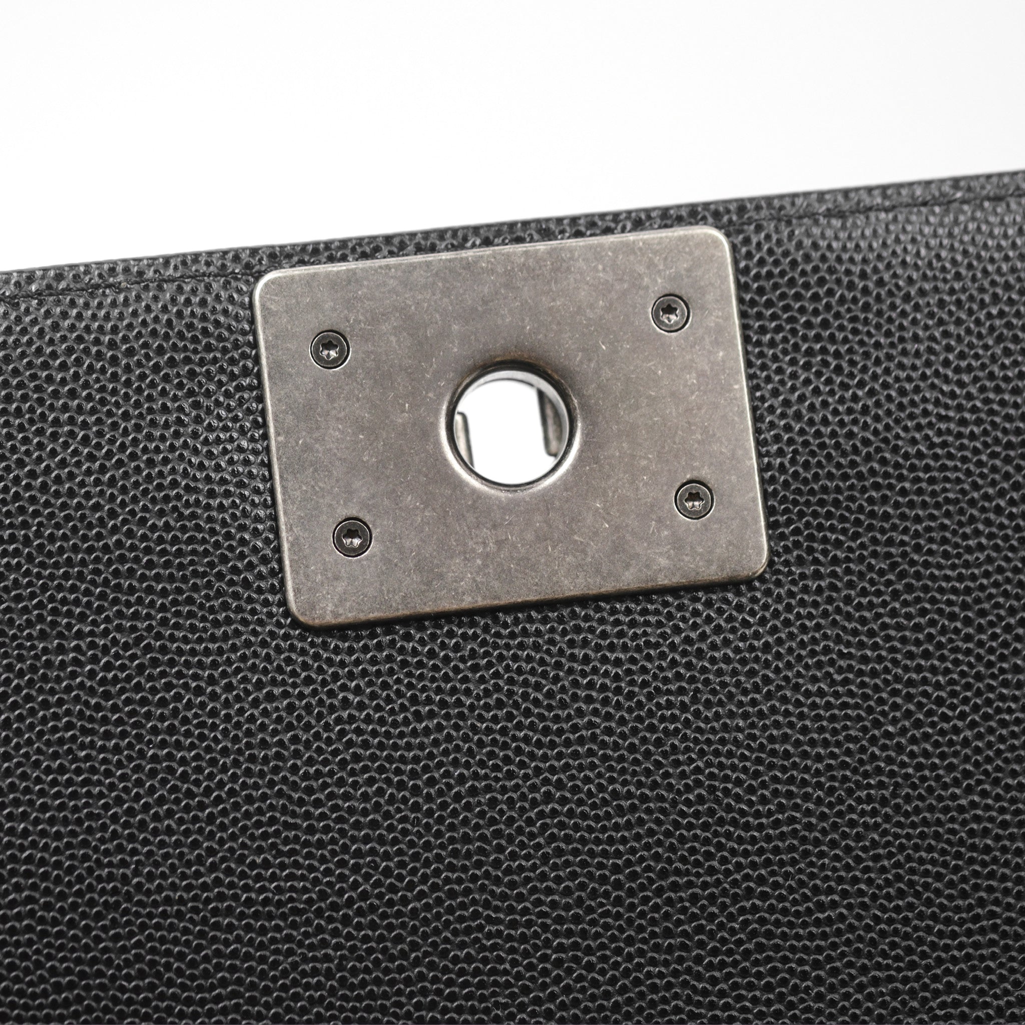 Chanel Boy Quilted Medium Handbag in Black Caviar Leather with Ruthenium Hardware - Luxury Crossbody Bag for Women, Perfect for Date Night & Evening Events