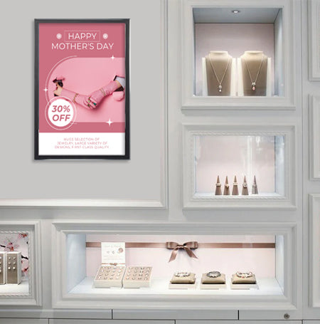 Classic Swing Open Metal Poster Frames - Changeable Display with 40+ Sizes & Custom Options | Perfect for Home Decor, Office Wall Art & Gallery Exhibitions