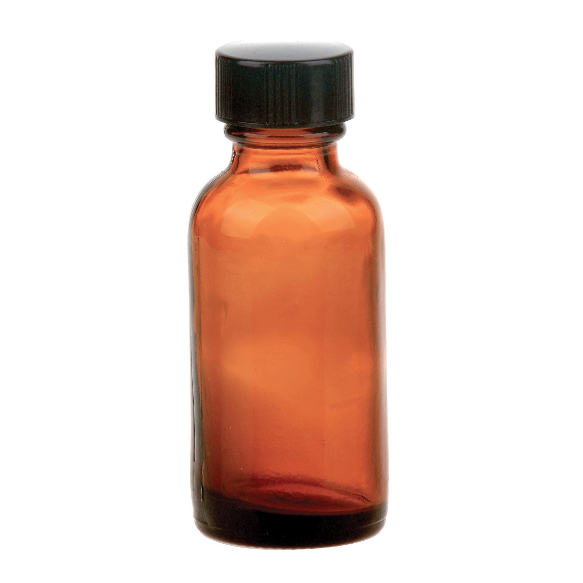 Premium Amber Glass Bottle with Airtight Lid - Ideal for Essential Oils, CBD, and DIY Beauty Products Storage